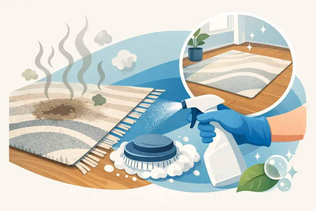 Area Rug Odor Removal That Actually Works