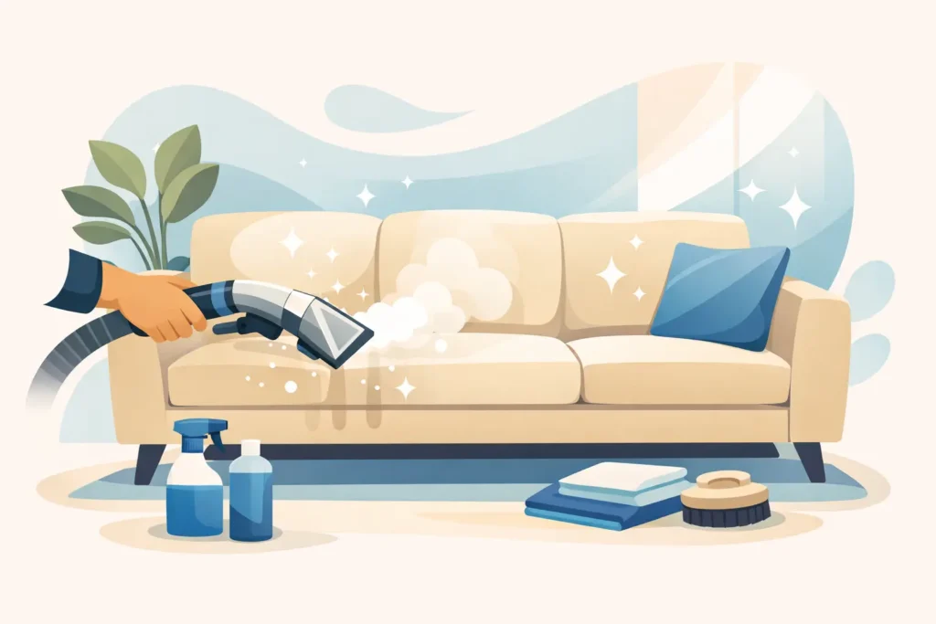 Upholstery Cleaning for Sofas That Lasts