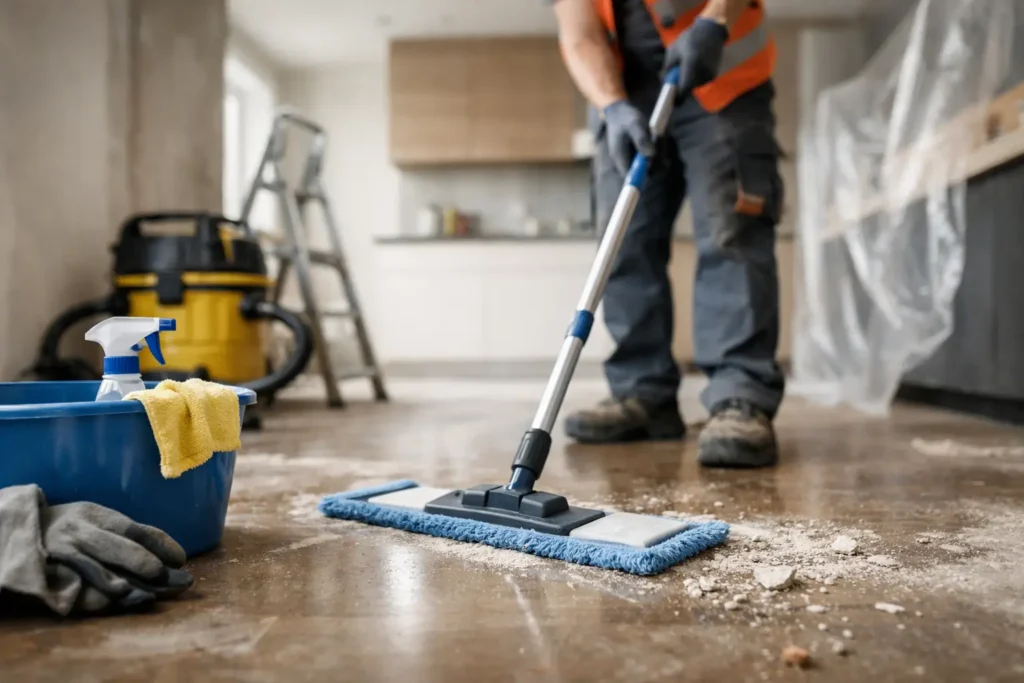 How to Clean Floors After Renovation Safely