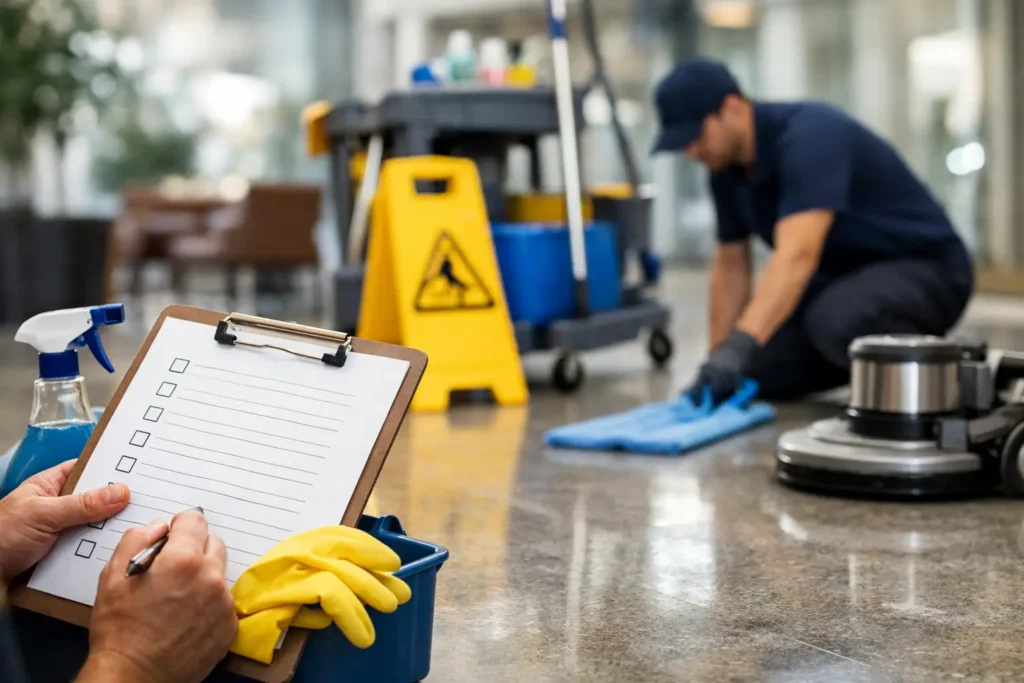 Commercial Floor Maintenance Checklist for Small Businesses
