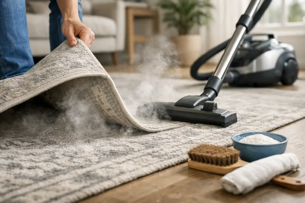 How to Remove Dust From Area Rugs Safely