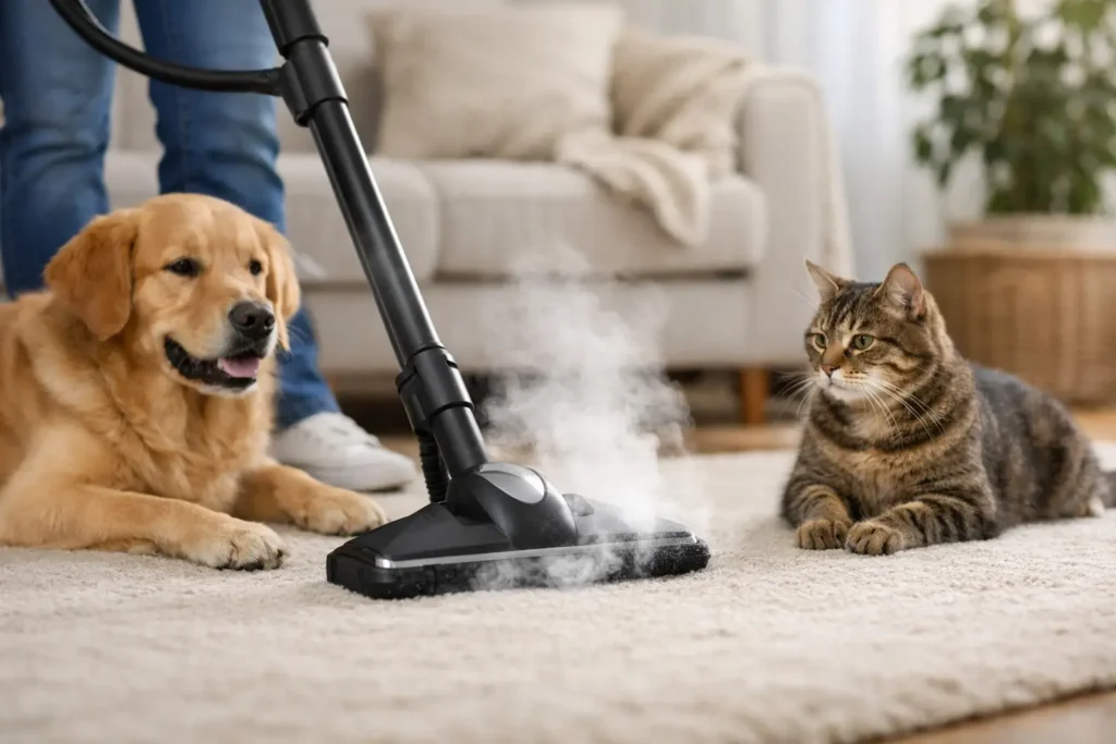 Is Steam Cleaning Safe for Pets? What to Know