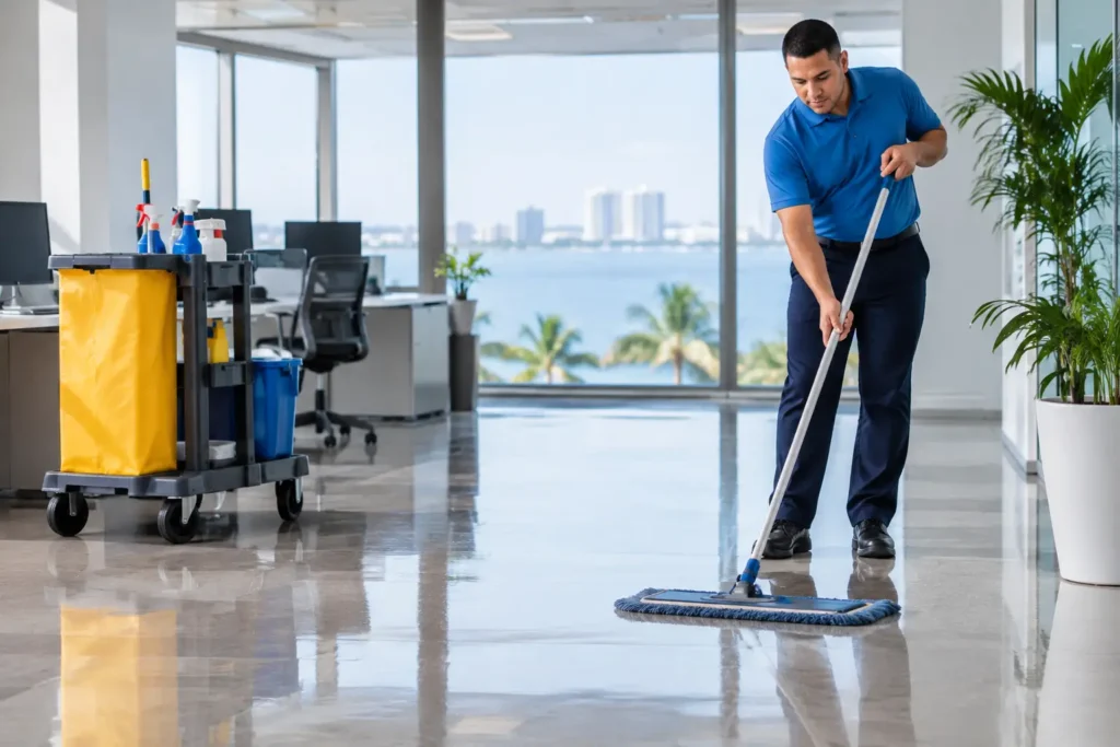 Best Office Floor Cleaning Schedule for Florida
