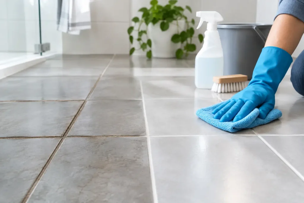 Why Grout Darkens and What Actually Cleans It